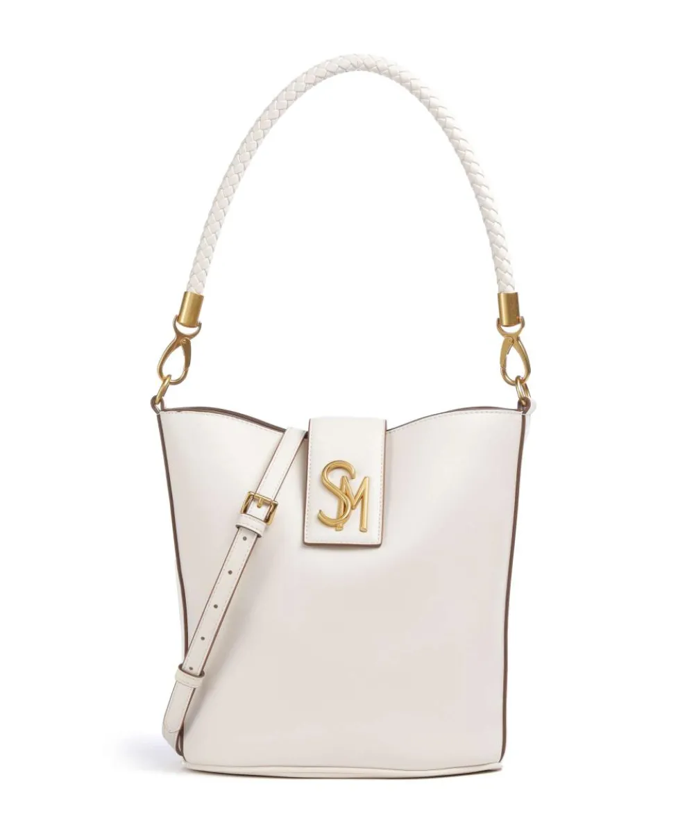 BARRIE Bucket bag imitation leather ivory