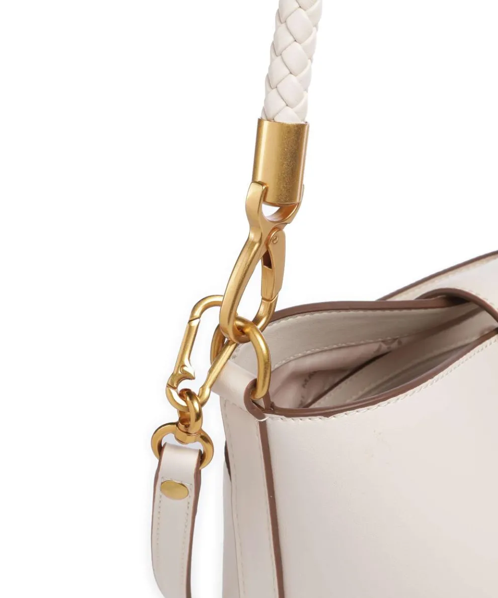 BARRIE Bucket bag imitation leather ivory