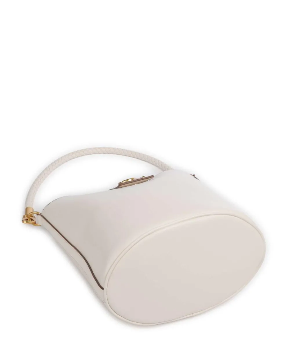 BARRIE Bucket bag imitation leather ivory