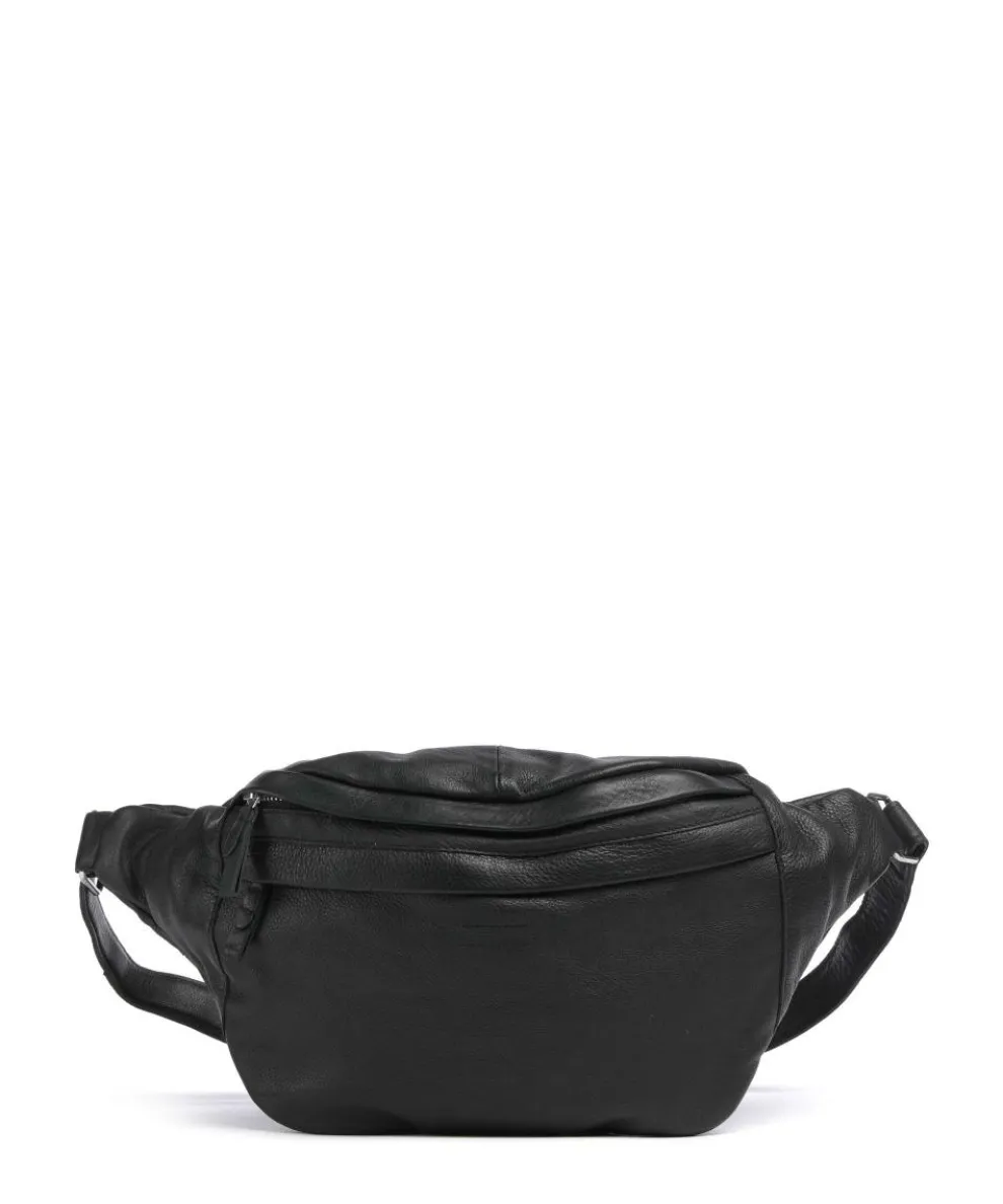 Basic Crossbody bag buffalo leather black