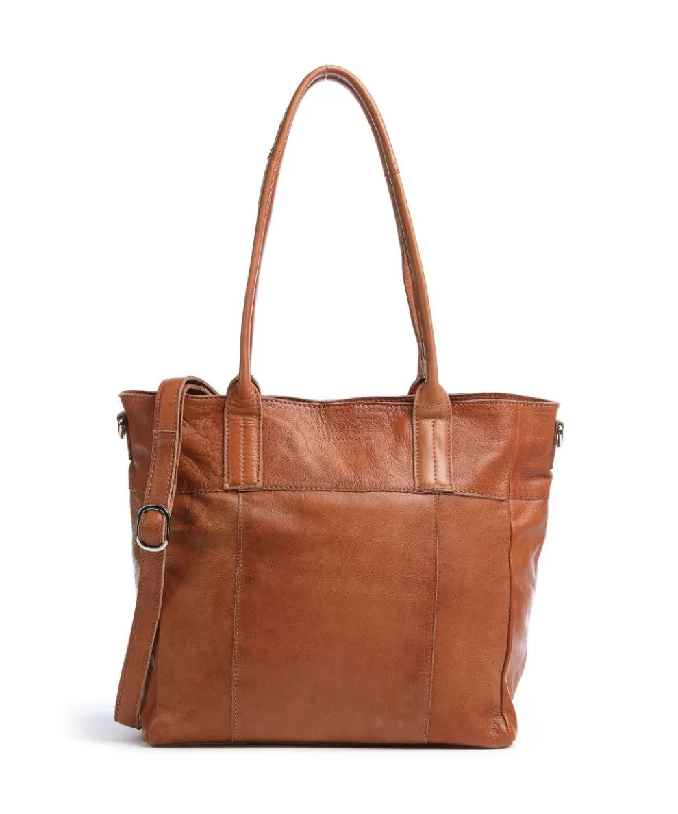 Basic Tote bag fine grain cow leather caramel