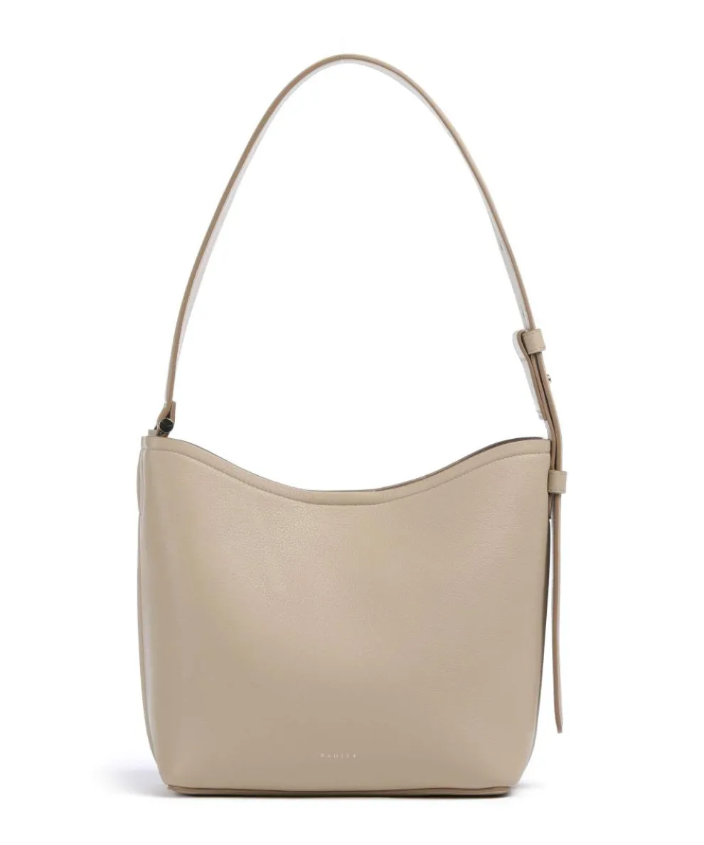 Bathurst Mews Hobo bag grained cow leather beige