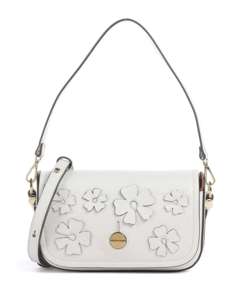 Bathurst Mews Shoulder bag grained cow leather ivory