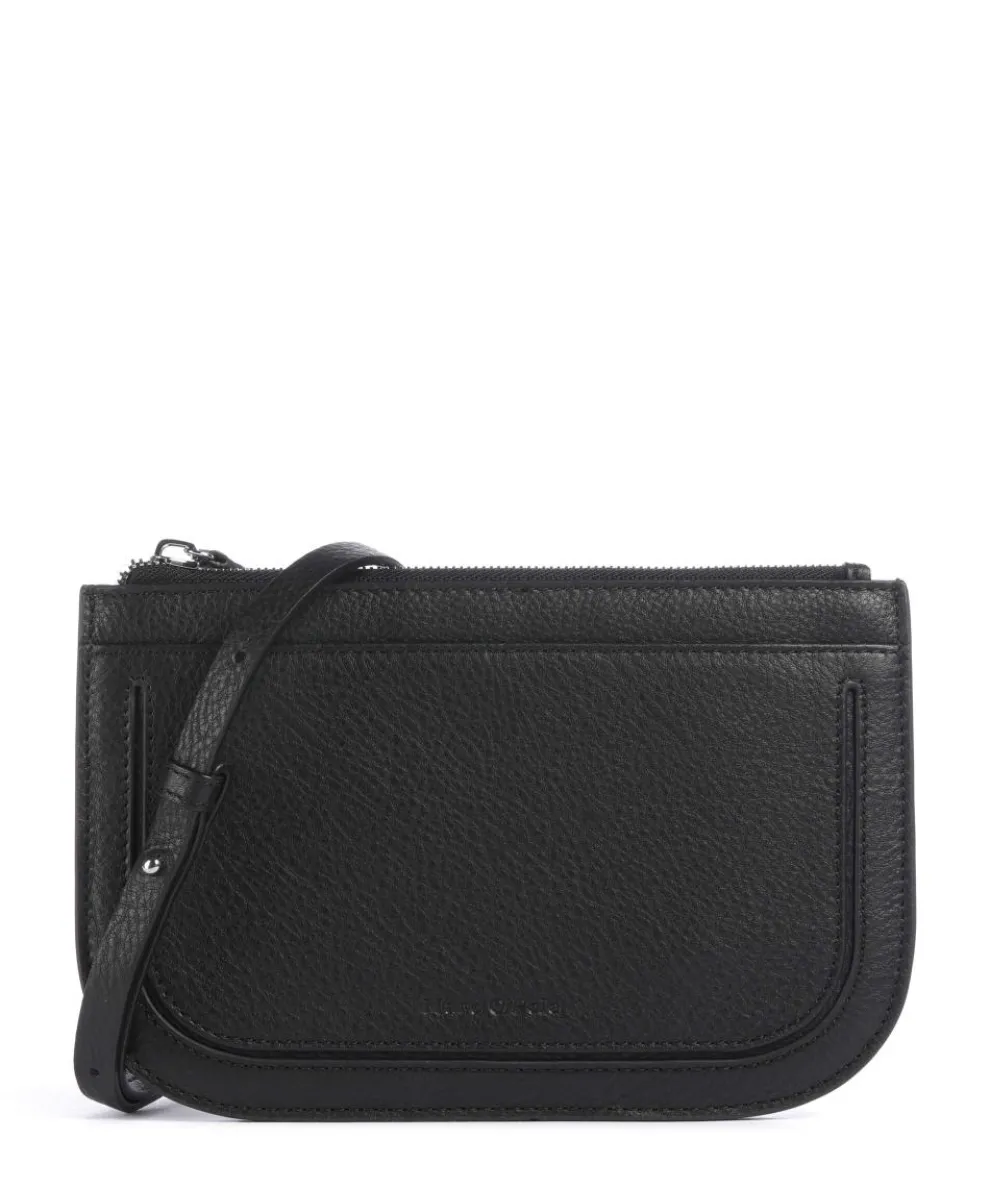 Fenja Crossbody bag grained cow leather black