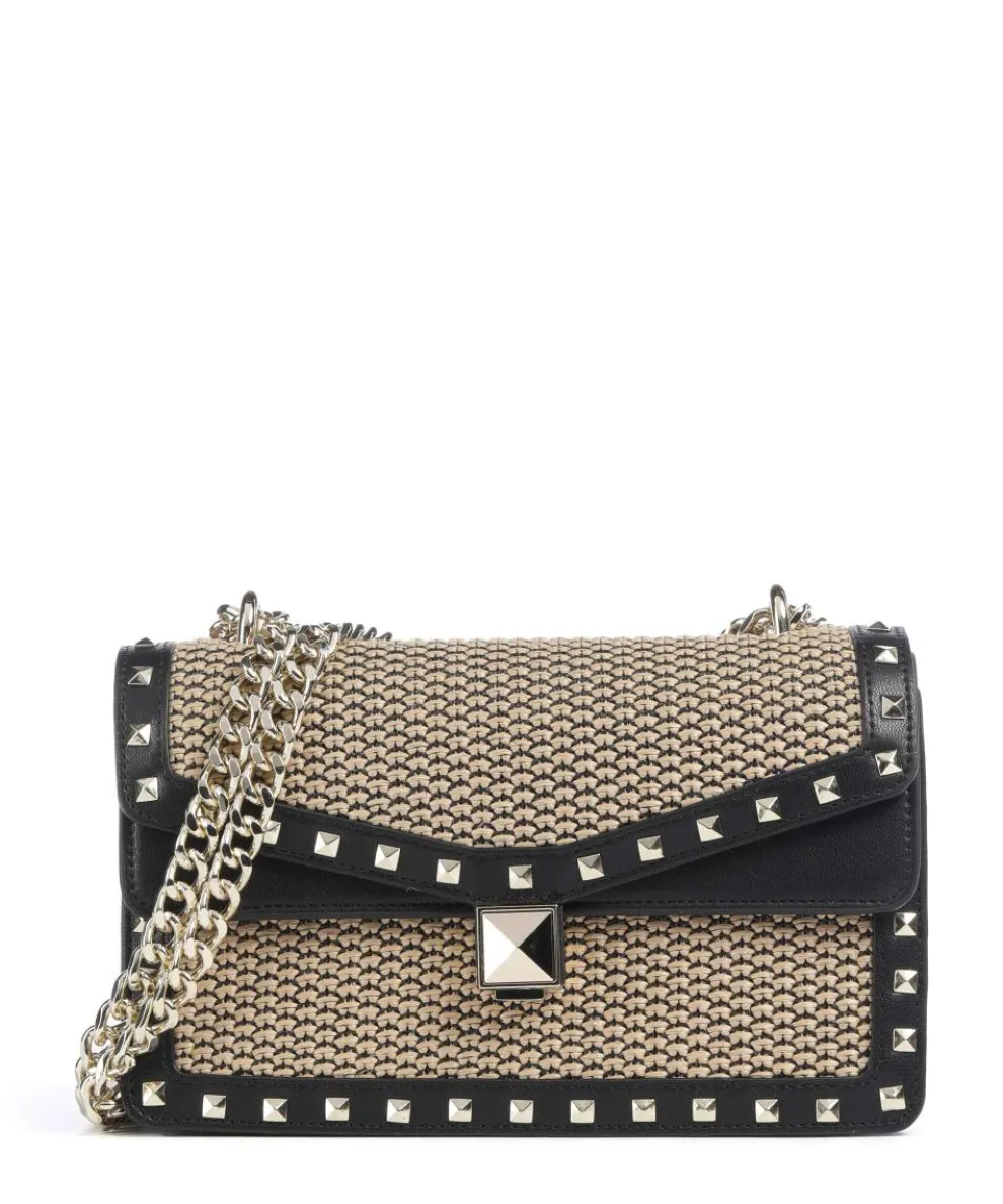 BCAVET Shoulder bag paper, imitation leather beige/black