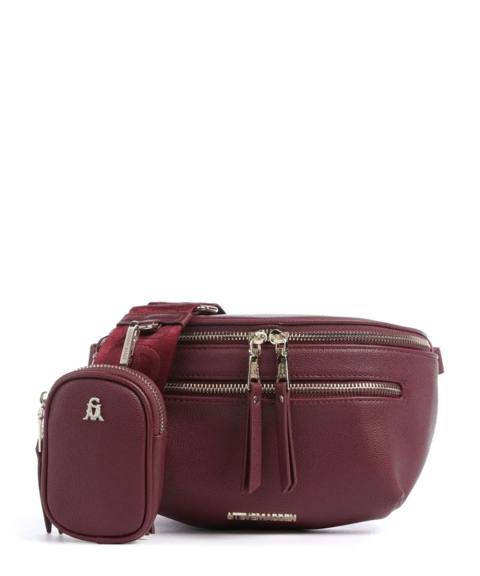 BCLARKE Crossbody bag imitation leather wine