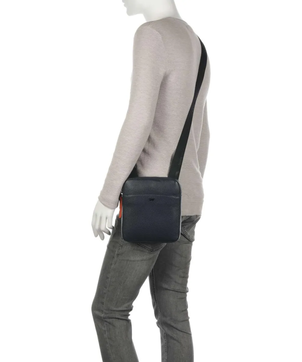 Novara Crossbody bag grained cow leather navy