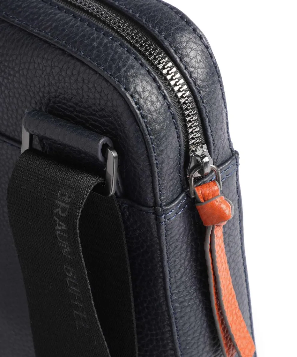 Novara Crossbody bag grained cow leather navy