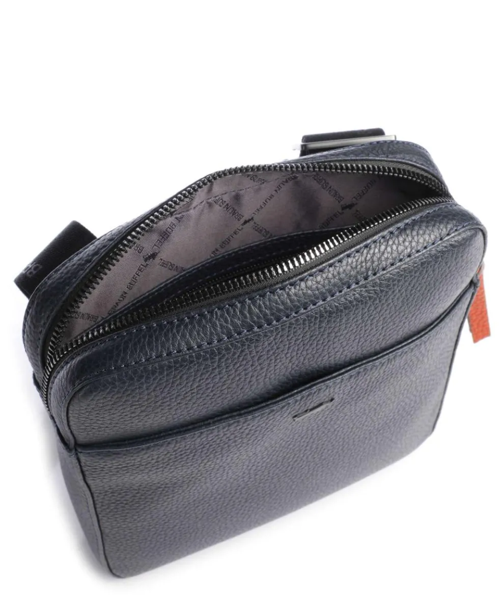 Novara Crossbody bag grained cow leather navy