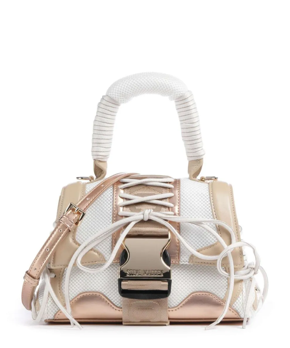 BDIEGO Handbag imitation leather, recycled polyester white/brown