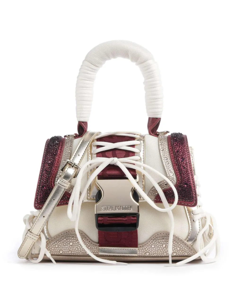 BDIEGO-R Handbag imitation leather, recycled polyester beige/red