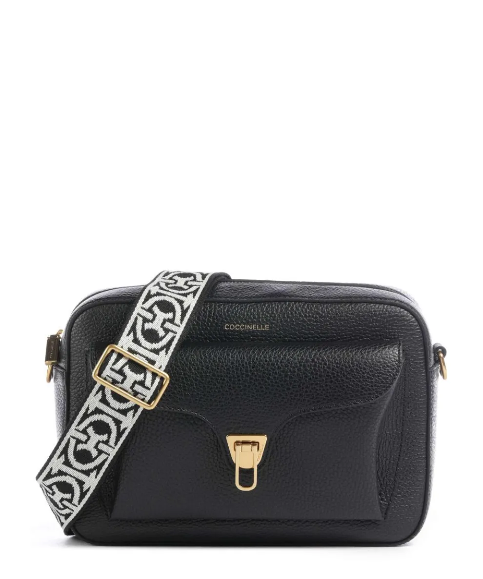 Beat Crossbody bag grained cow leather black