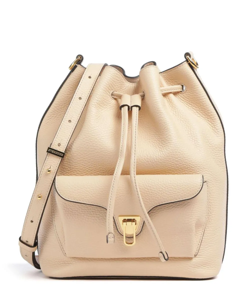 Beat Generation Bucket bag grained cow leather nature