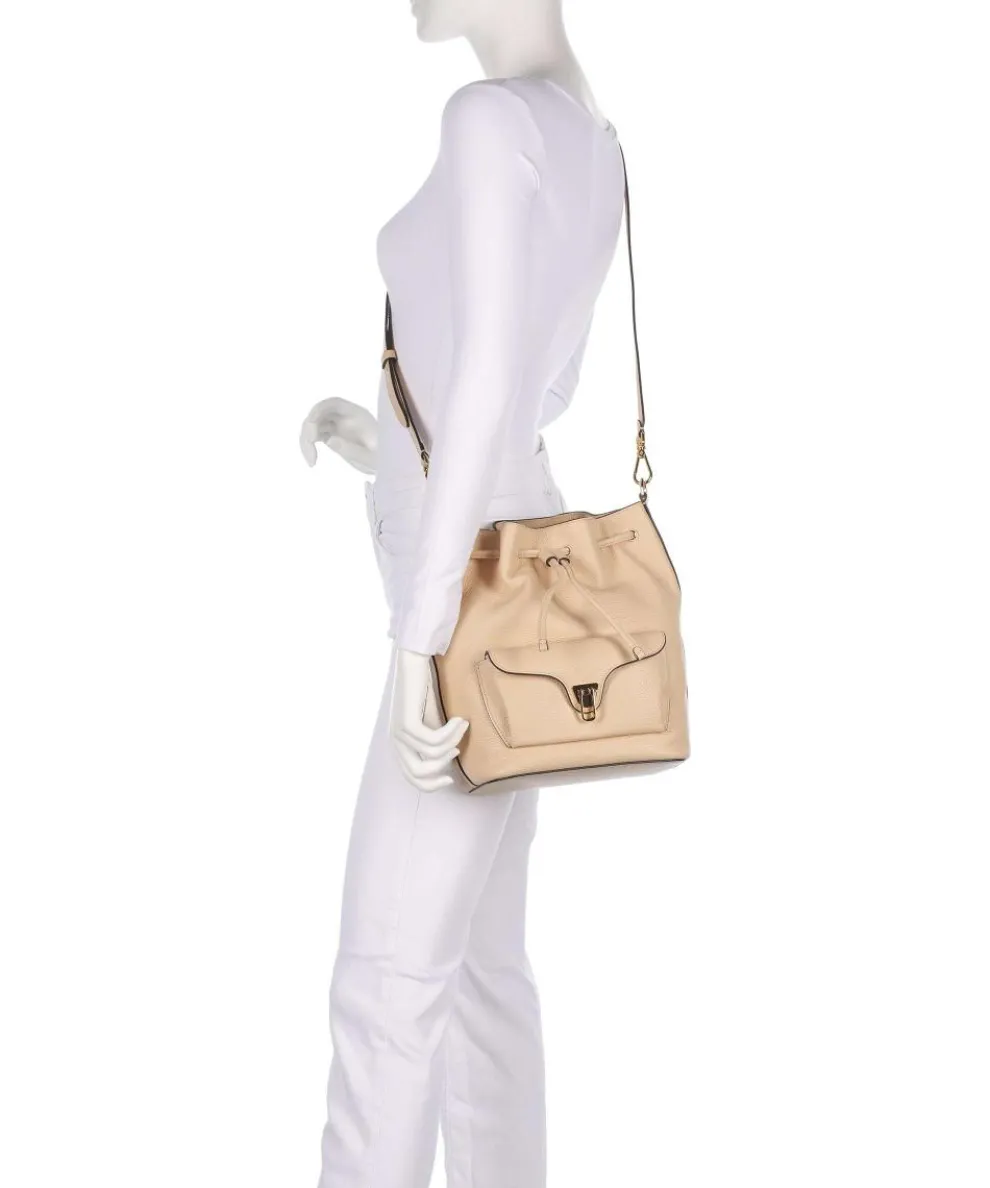 Beat Generation Bucket bag grained cow leather nature