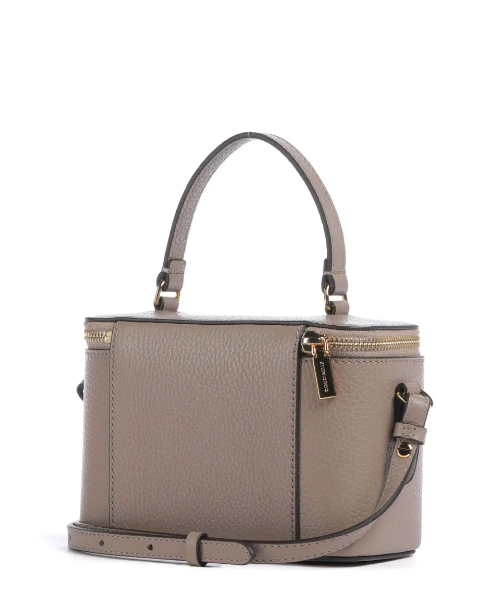 Beat Generation Crossbody bag grained cow leather taupe