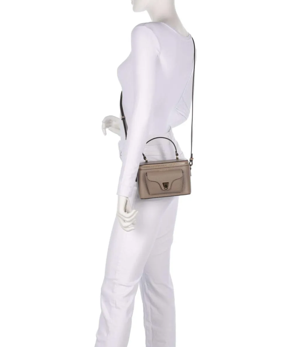 Beat Generation Crossbody bag grained cow leather taupe