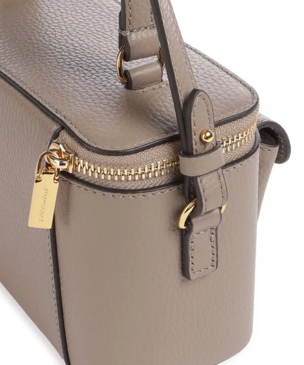 Beat Generation Crossbody bag grained cow leather taupe
