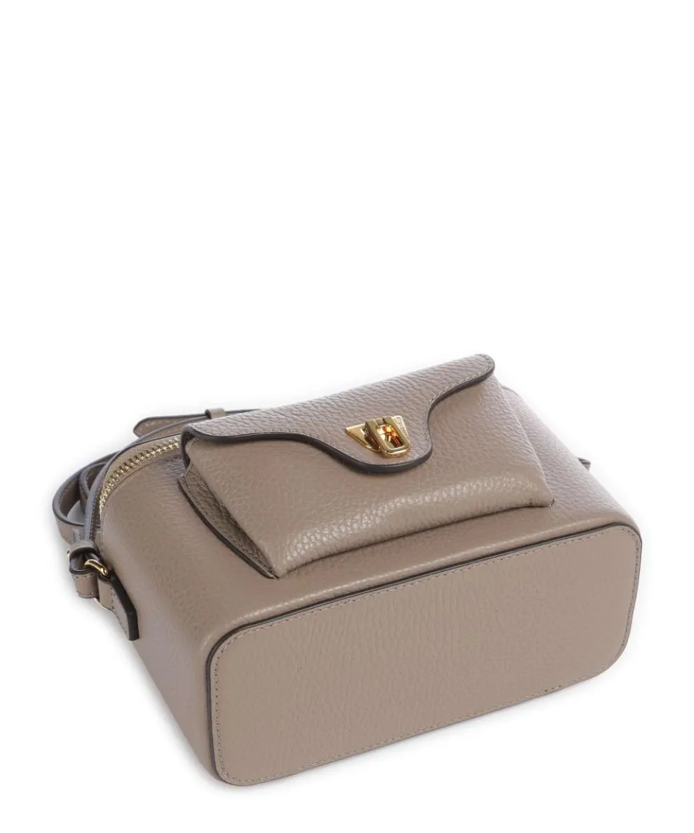 Beat Generation Crossbody bag grained cow leather taupe