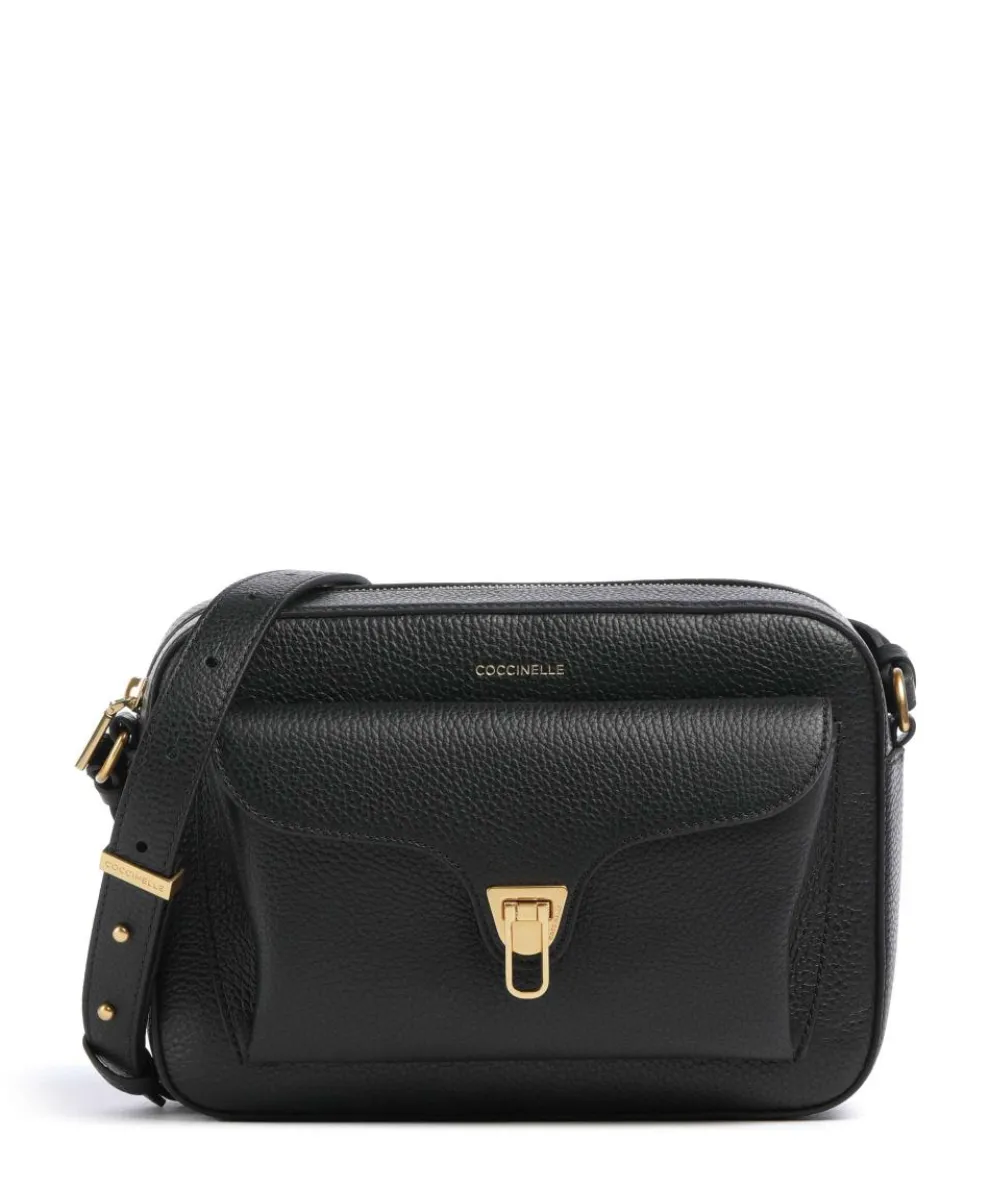 Beat Soft Crossbody bag grained cow leather black