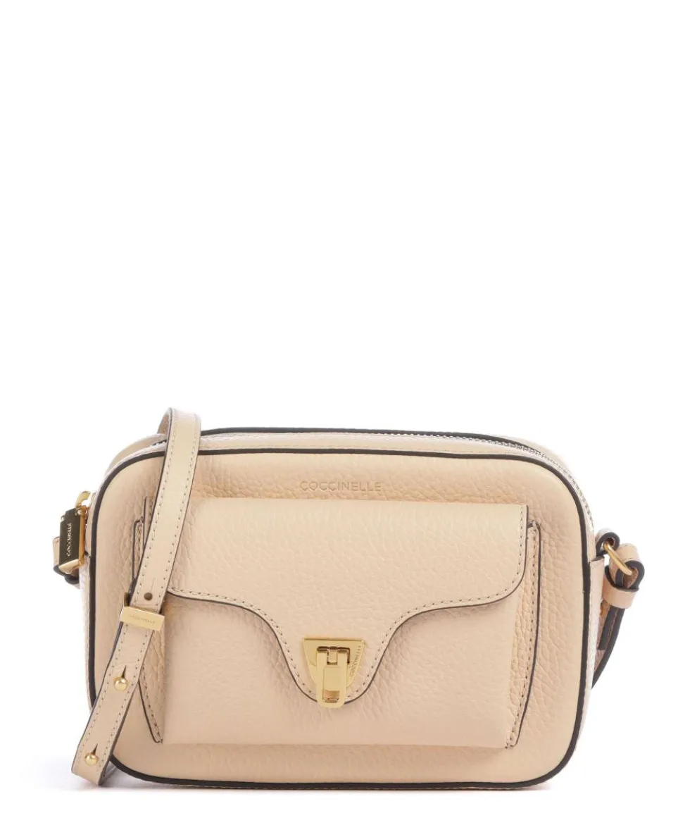 Beat Soft Crossbody bag grained leather nature