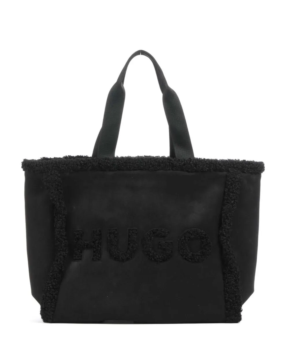 Becky Tote bag faux fur black