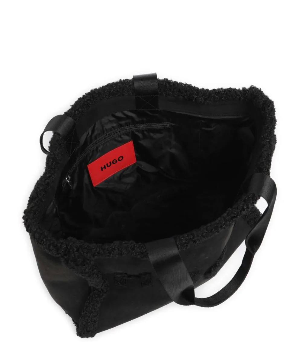 Becky Tote bag faux fur black