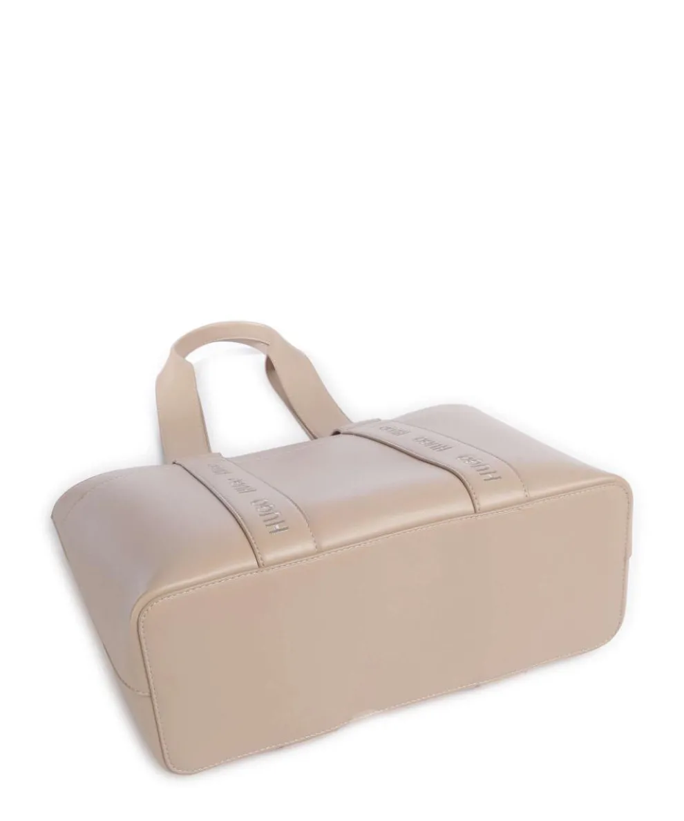 Becky Tote bag imitation leather light brown