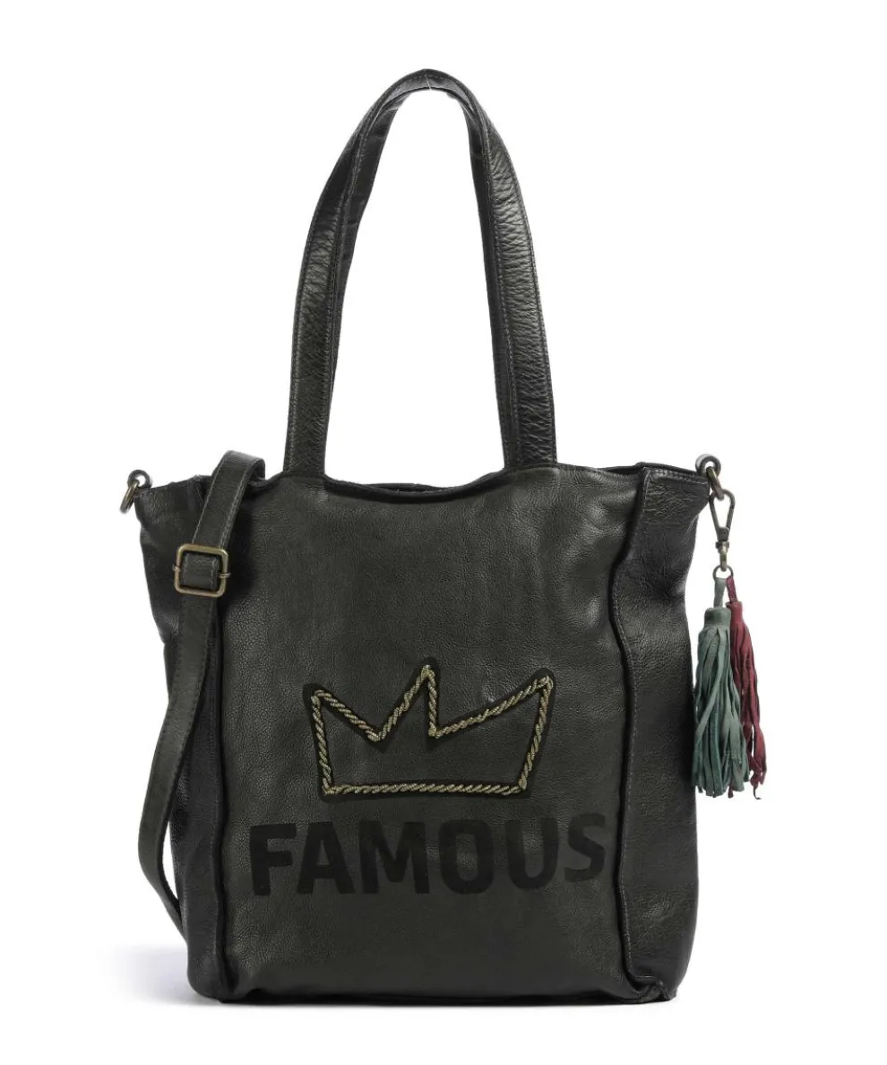 Beethovenplatz 3 Hobo bag grained cow leather khaki