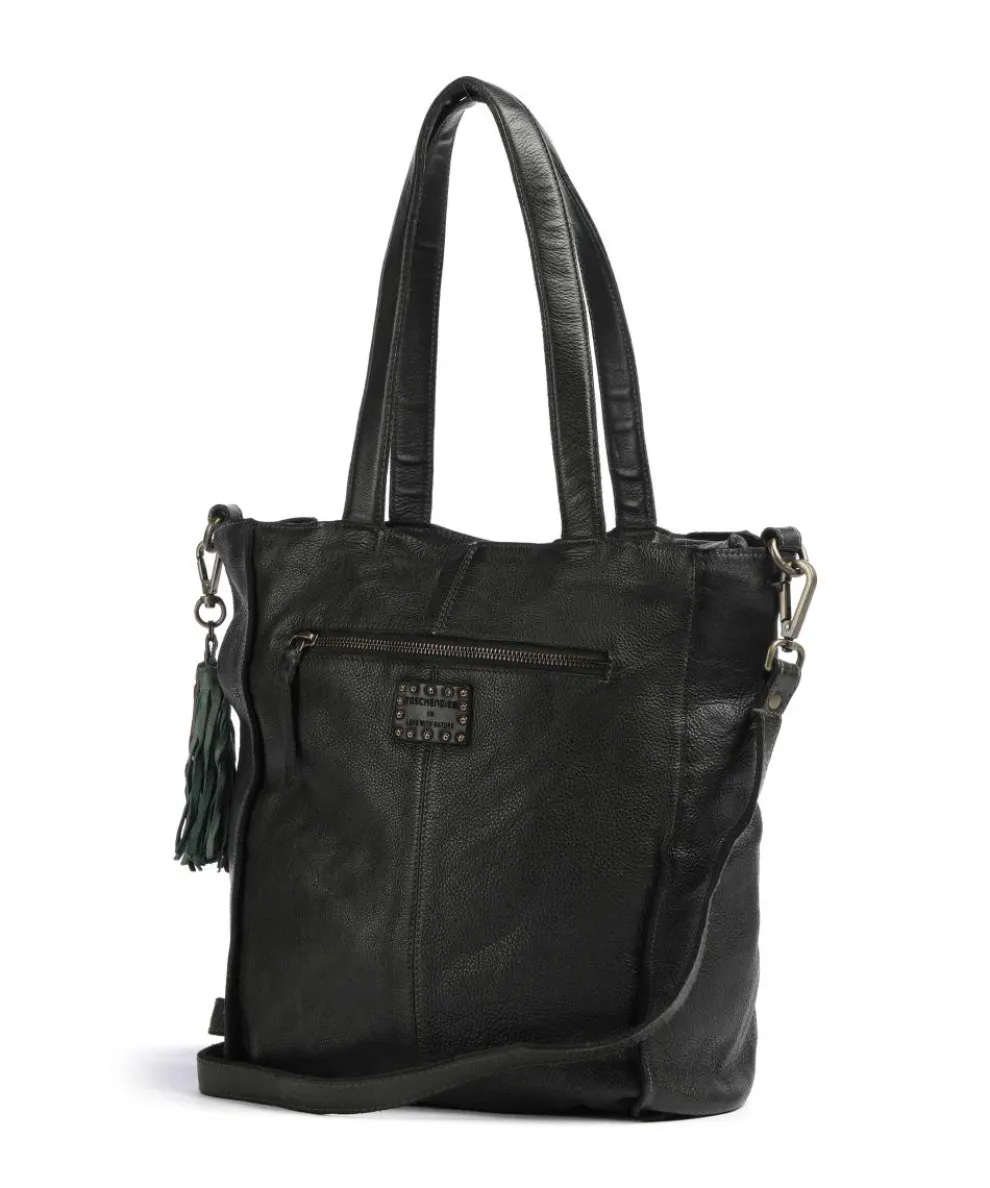 Beethovenplatz 3 Hobo bag grained cow leather khaki