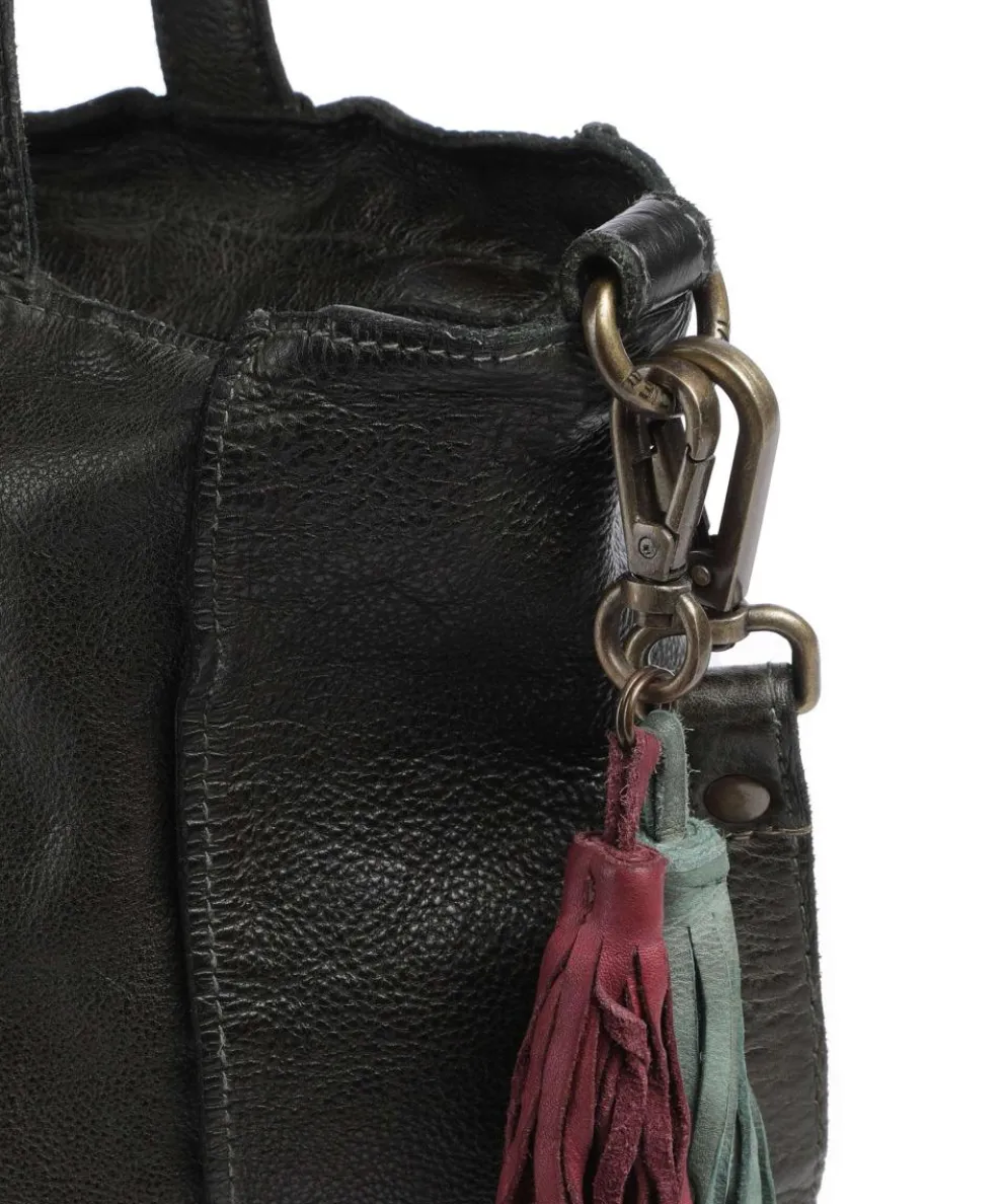 Beethovenplatz 3 Hobo bag grained cow leather khaki