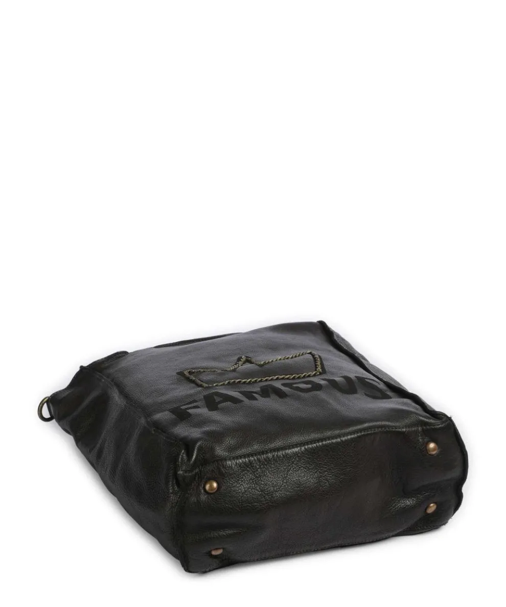 Beethovenplatz 3 Hobo bag grained cow leather khaki