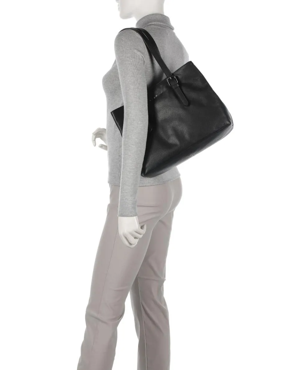 Bella Tote bag cow leather black