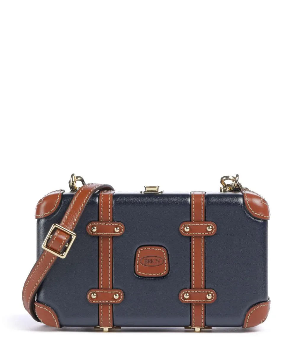 Bellagio Crossbody bag recycled polycarbonate blue/brown
