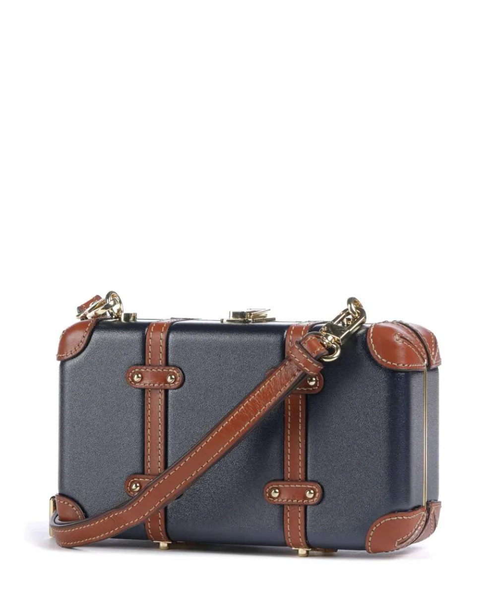 Bellagio Crossbody bag recycled polycarbonate blue/brown