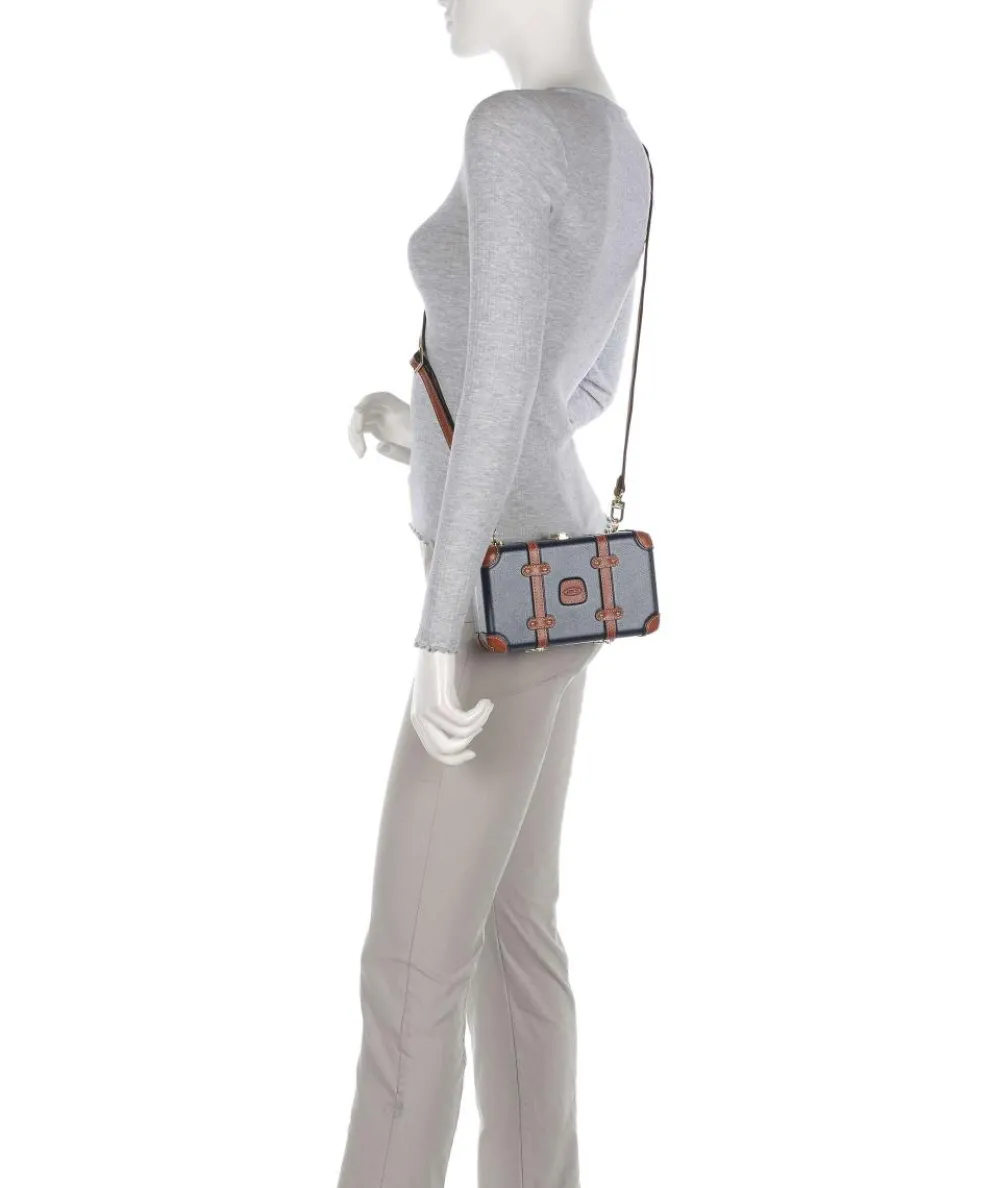 Bellagio Crossbody bag recycled polycarbonate blue/brown