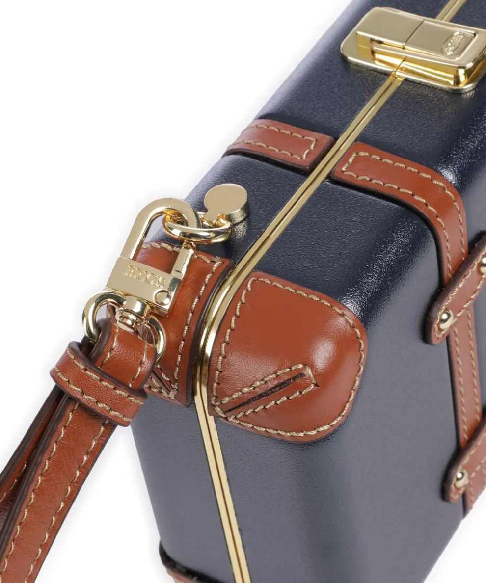 Bellagio Crossbody bag recycled polycarbonate blue/brown