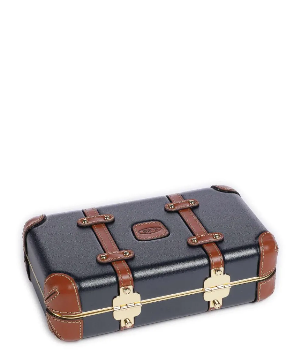 Bellagio Crossbody bag recycled polycarbonate blue/brown