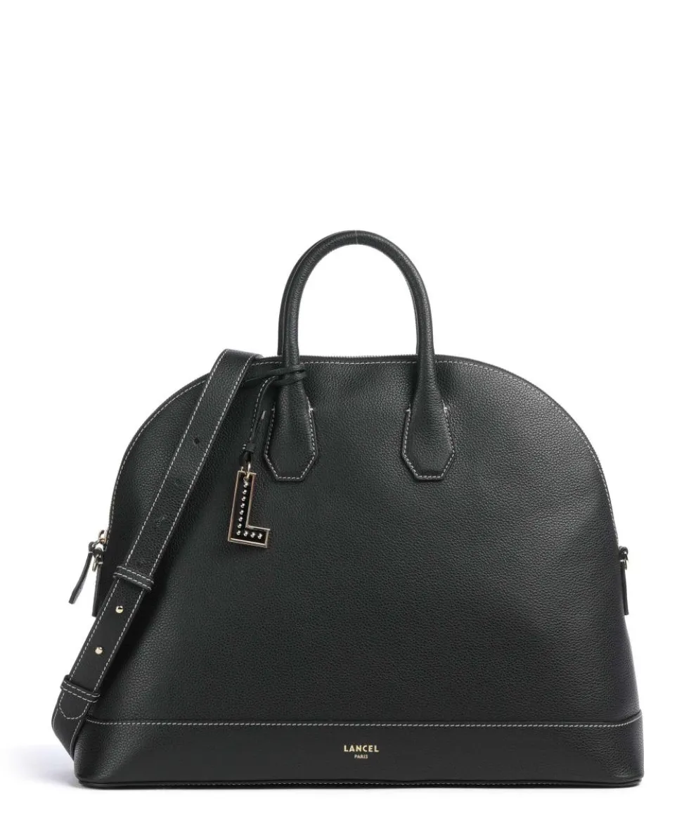 Belleville Bugatti L Handbag grained cow leather black