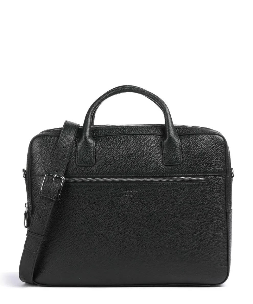Beridare Briefcase 15″ grained cow leather black