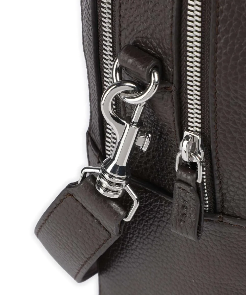 Beridare Briefcase 15″ grained cow leather dark brown