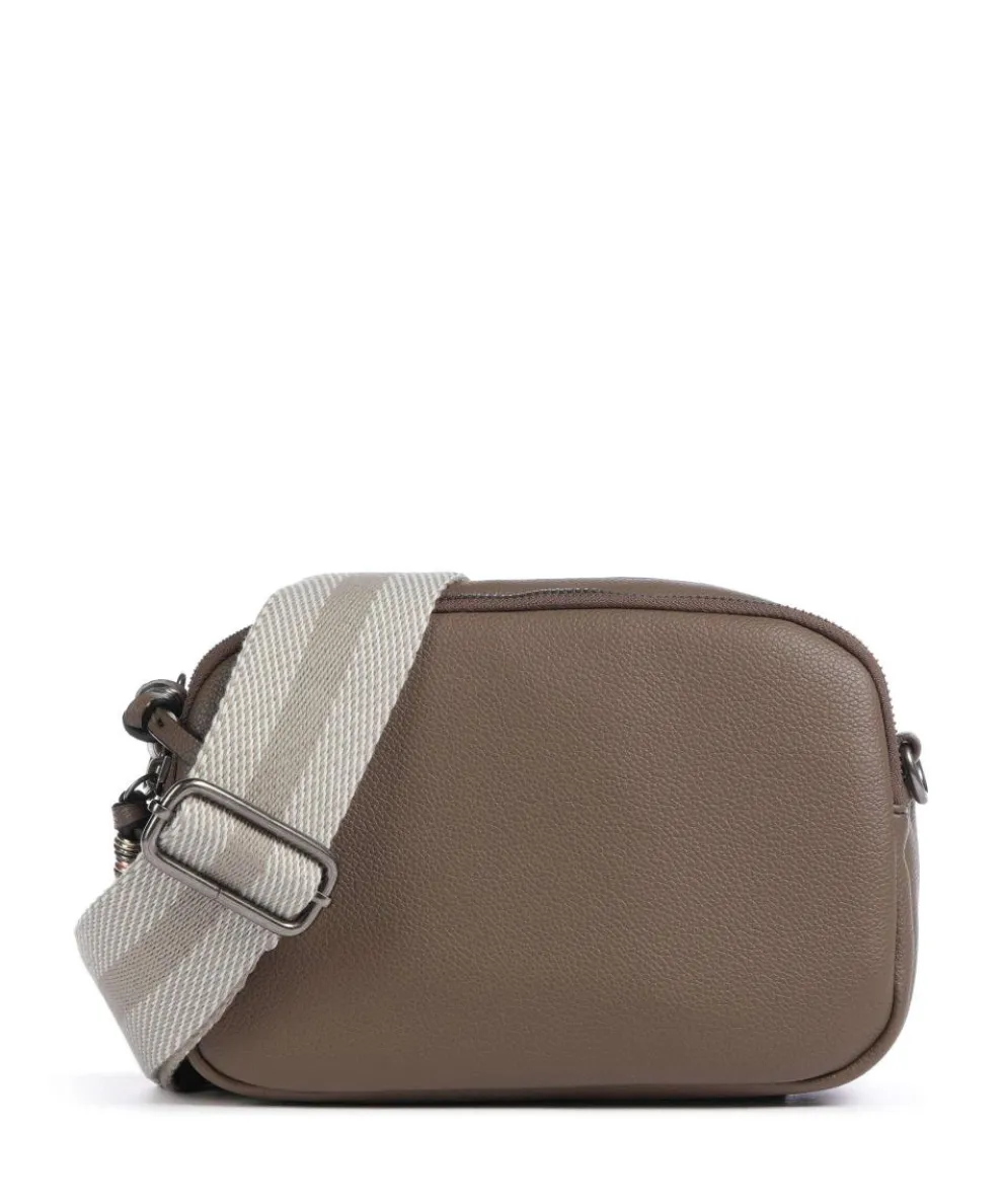Bestie Crossbody bag recycled leather, polyurethane brown