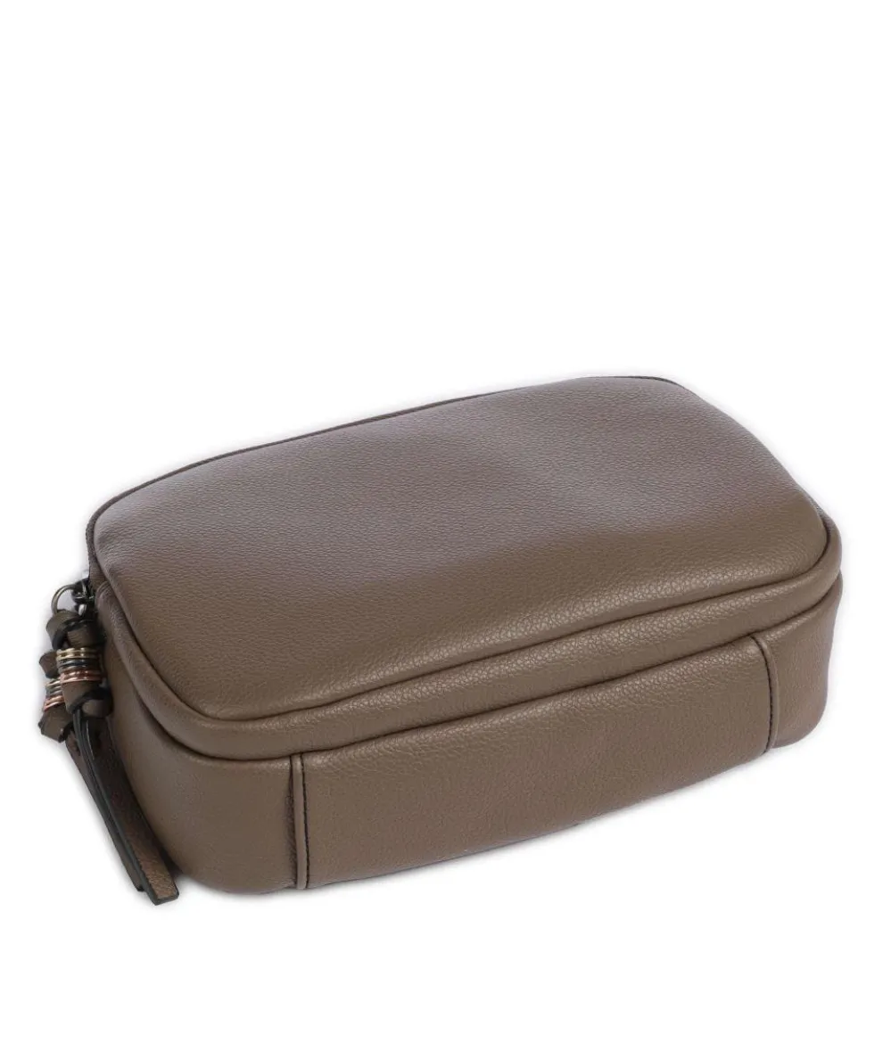 Bestie Crossbody bag recycled leather, polyurethane brown