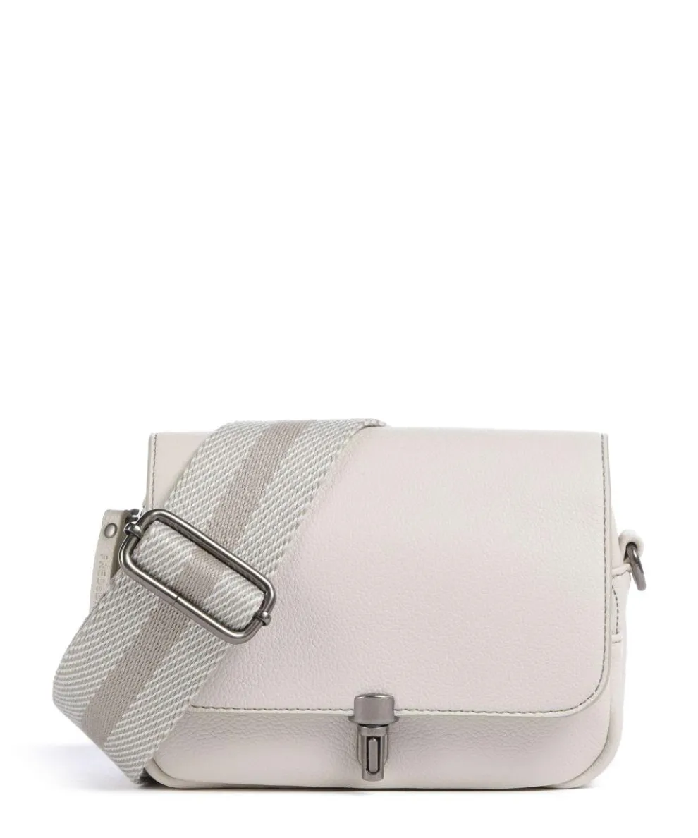 Bestie Crossbody bag recycled leather ivory