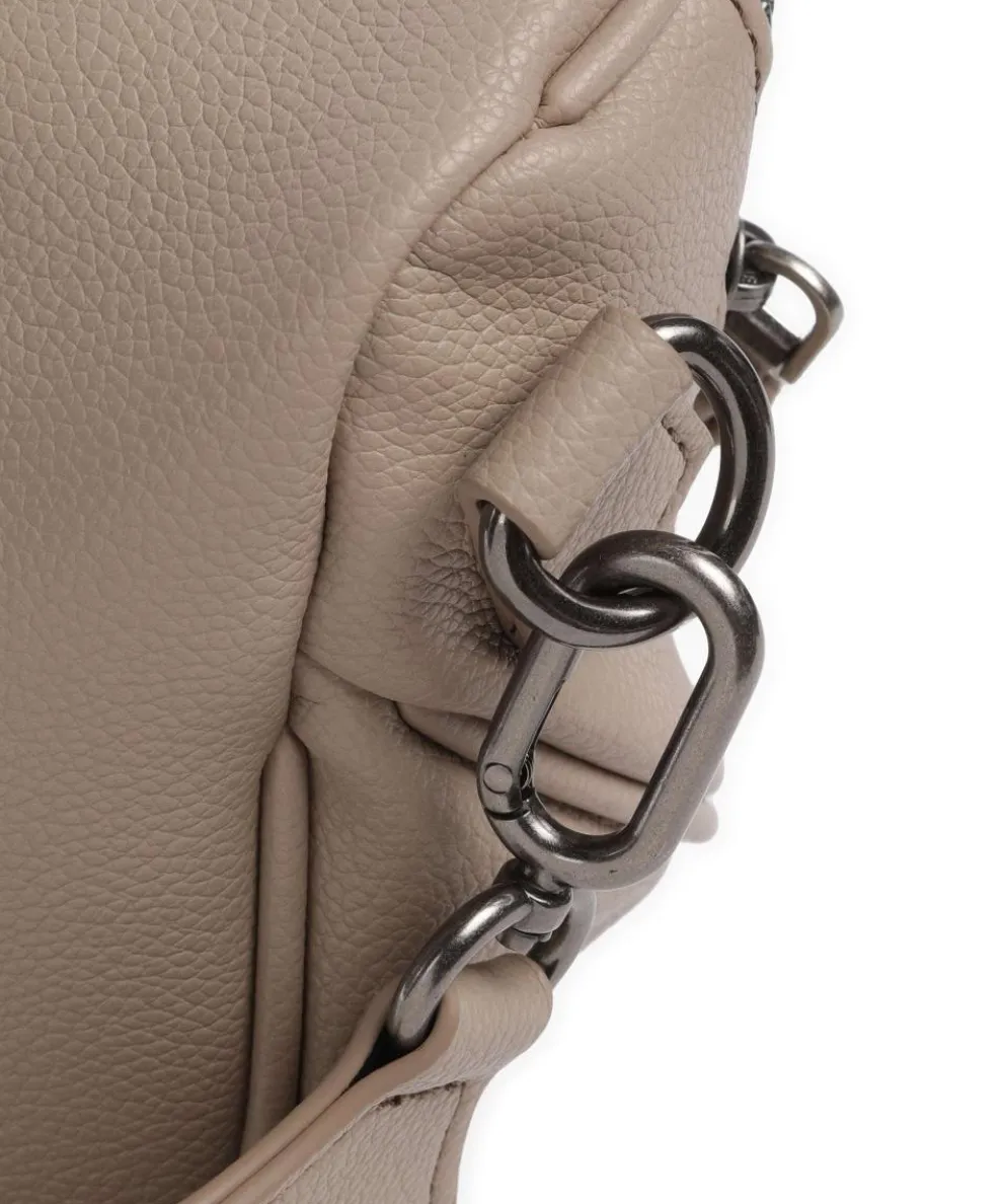 Bestie Crossbody bag recycled leather taupe