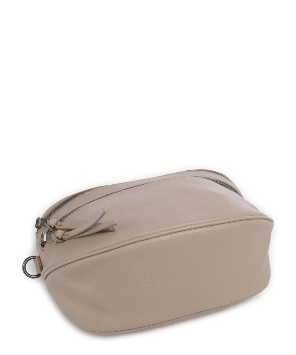 Bestie Crossbody bag recycled leather taupe