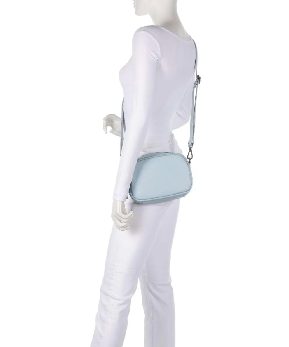 Bestie Crossbody bag recycled leather, polyurethane light blue