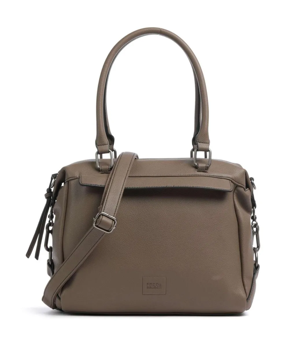 Bestie Shoulder bag recycled leather, polyurethane brown