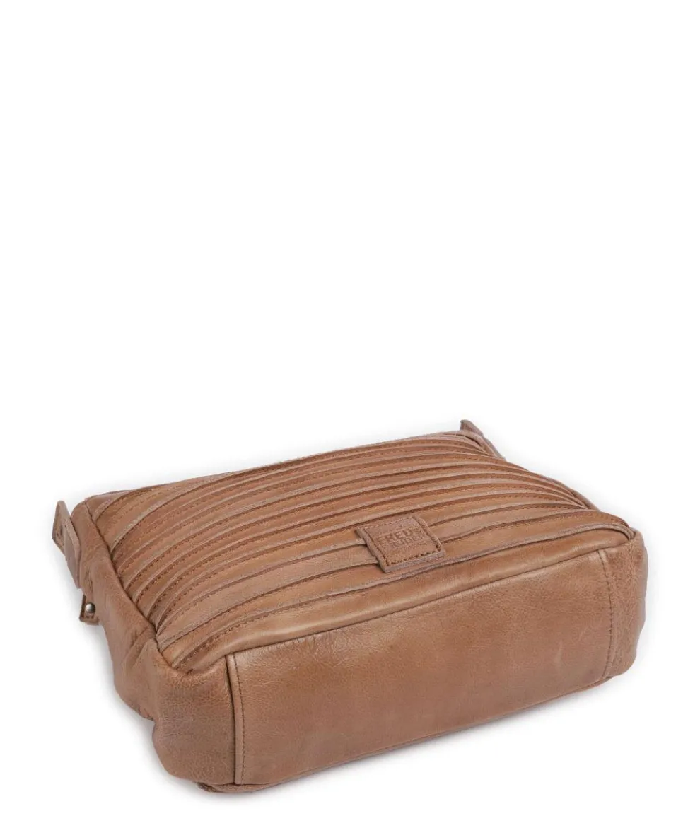 Bestseller Crossbody bag grained leather caramel