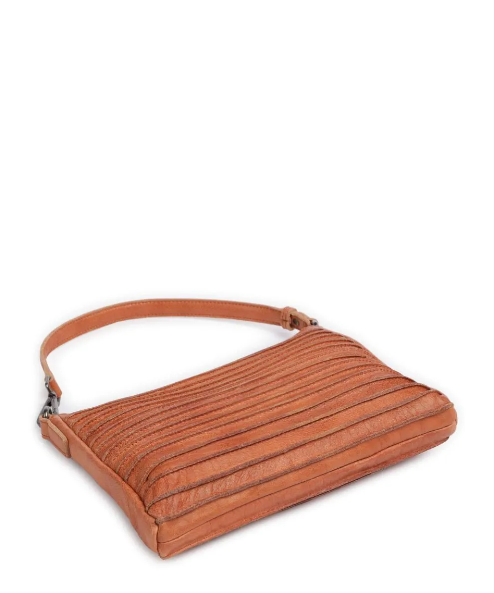 Bestseller Riffel Hobo bag grained leather caramel