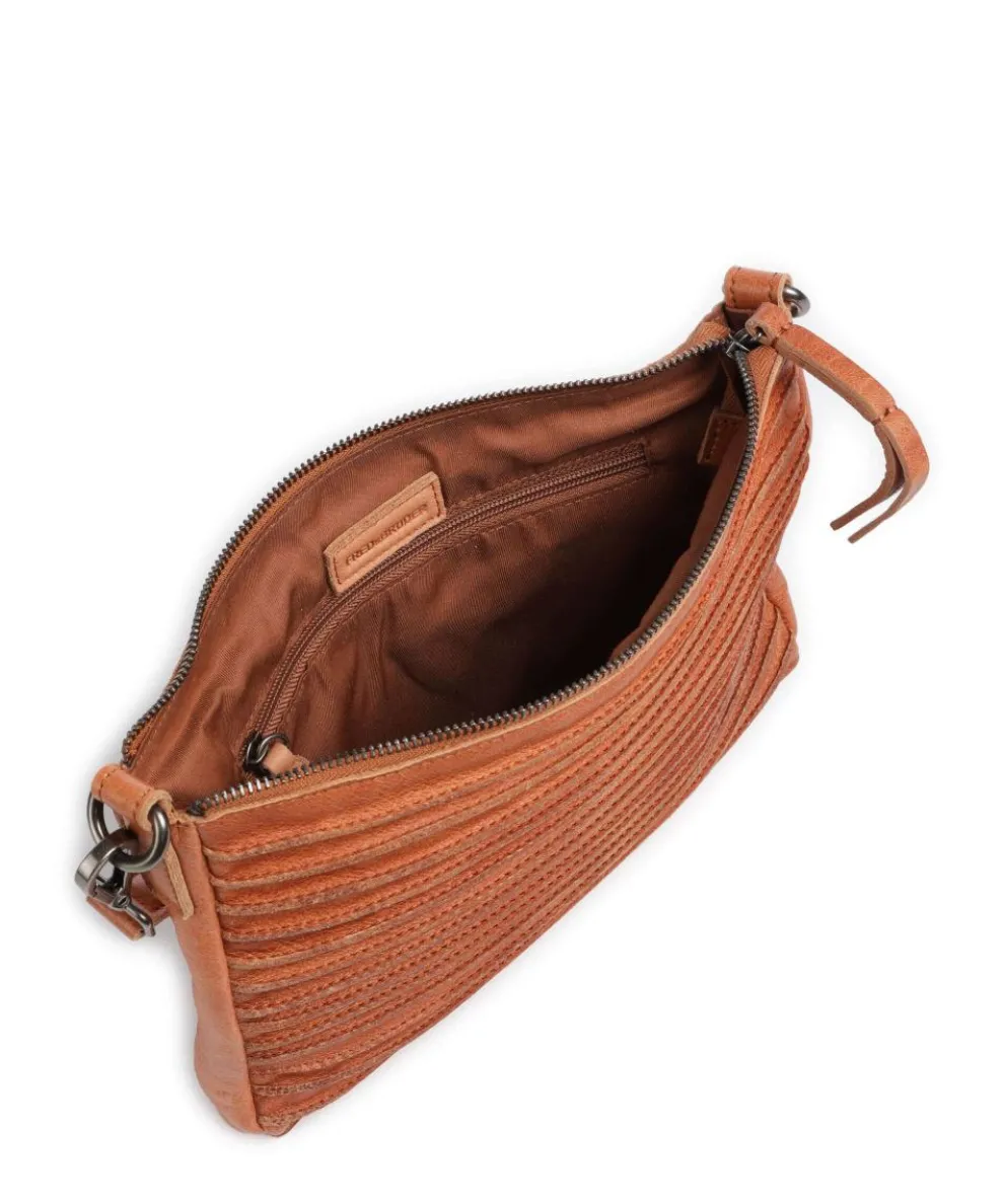 Bestseller Riffel Hobo bag grained leather caramel
